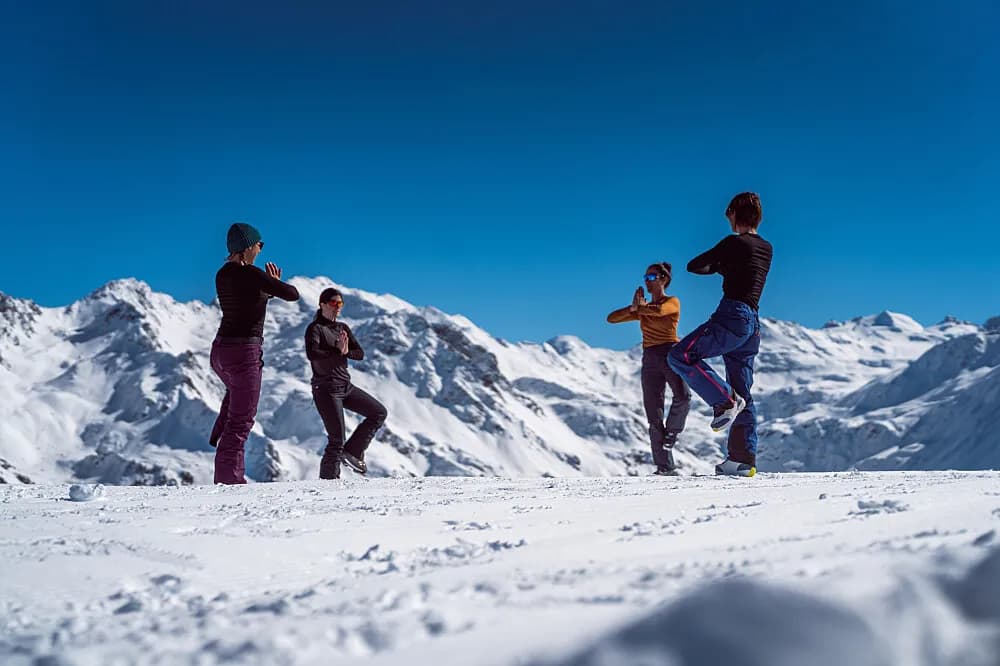 Jógový pobyt s lyžováním na 6 dní · Nendaz, Švýcarsko