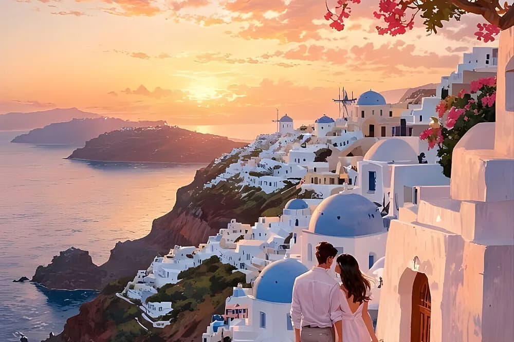 Wellness pobyt pro páry na 5 dní · Santorini, Řecko