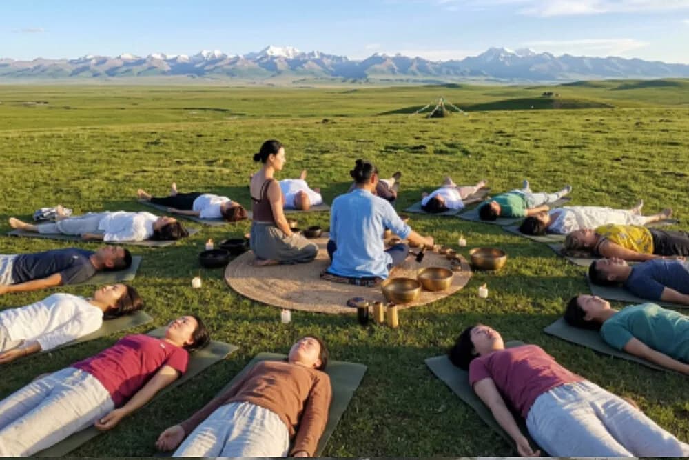Jógový pobyt se zvukovou terapií na 6 dní · Huangnan Tibetan Autonomous, Čína